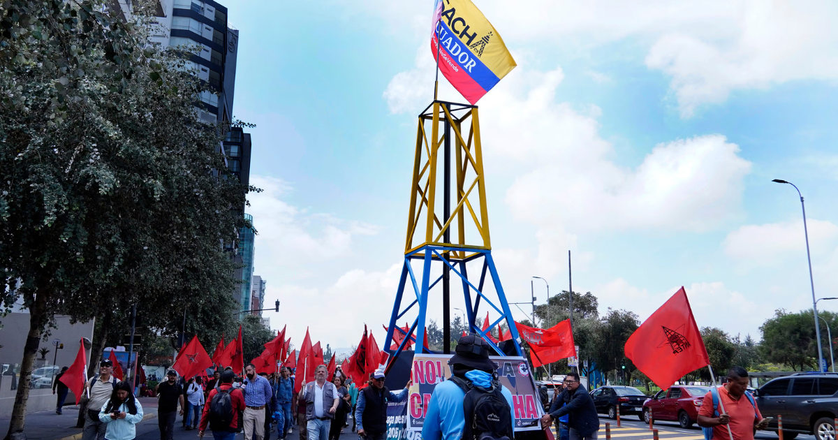 Conaie advierte que tomará “todas las acciones para frenar intento de saqueo” por adjudicación del campo petrolero Sacha - KCH FM