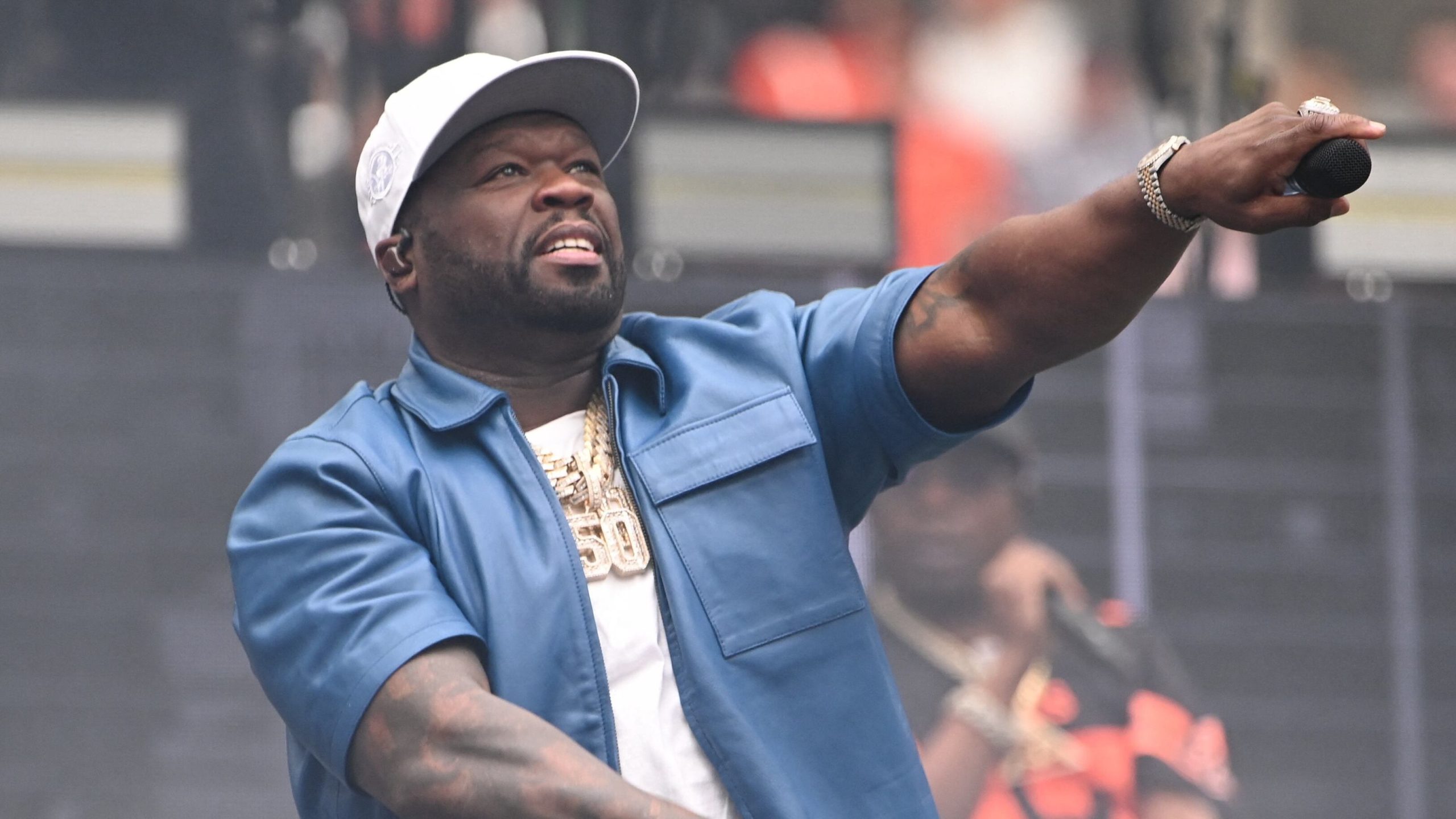 La separación entre las letras explícitas del hip-hop y la vida real es clave en la perspectiva de 50 Cent sobre el género (REUTERS)