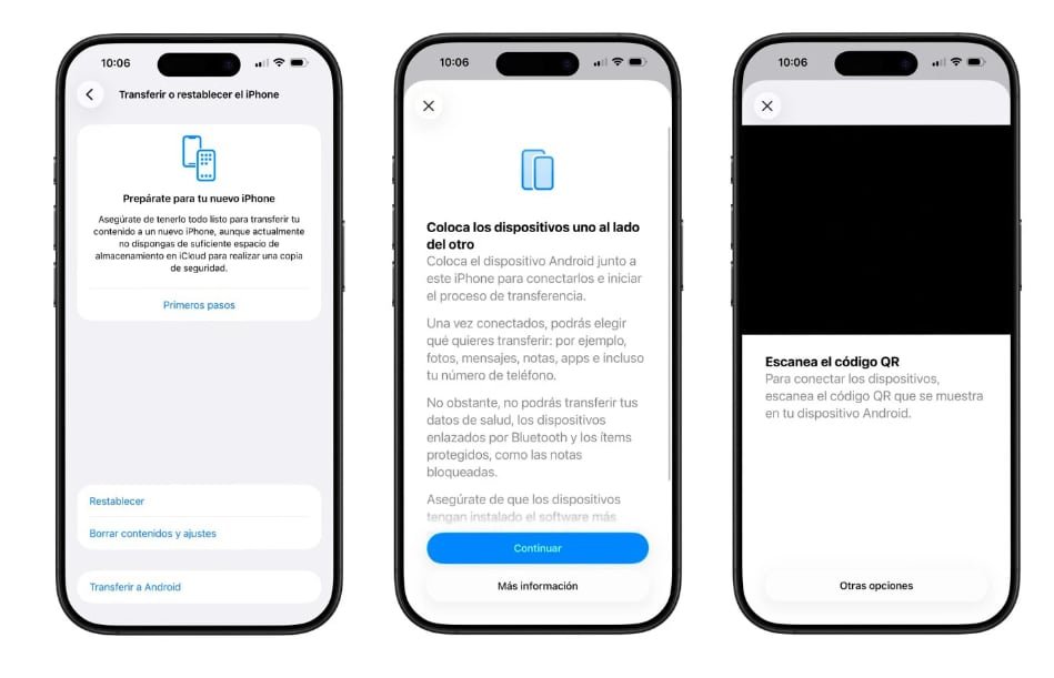 iOS 26.3 trae novedades importantes en la transferencia de datos entre iPhone y Android. (Apple)
