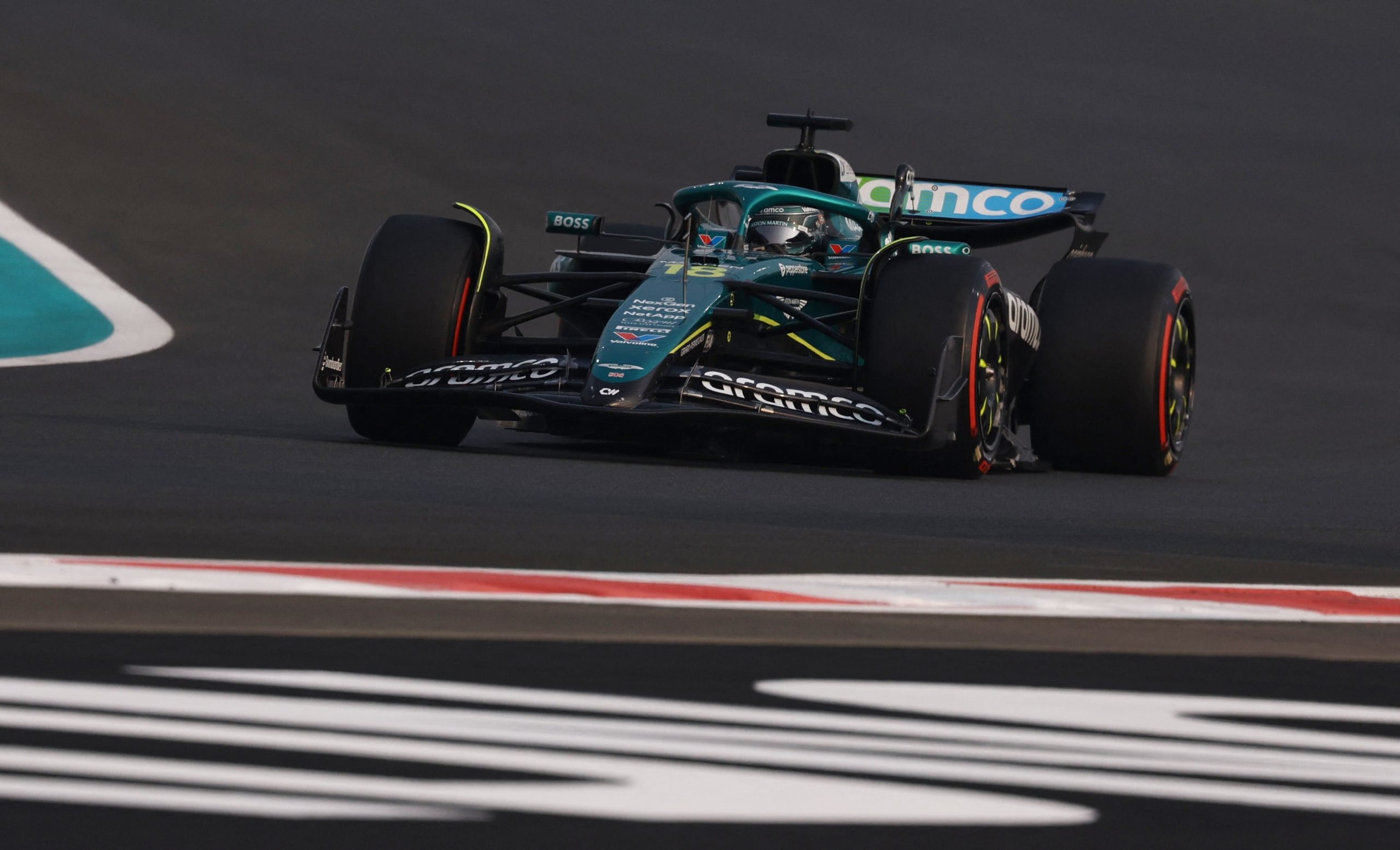 El monoplaza de Aston Martin (REUTERS/Amr Alfiky)