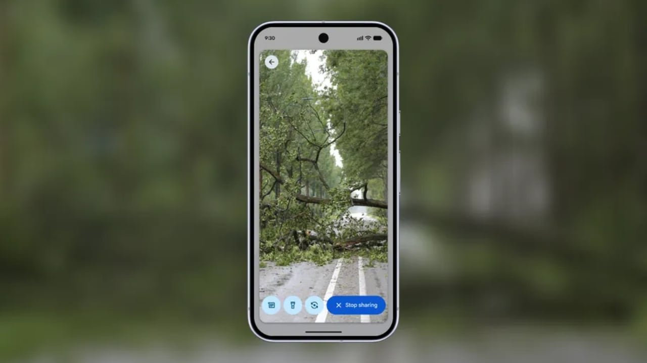 La función Android Emergency Live Video permite transmitir vídeo en tiempo real a los servicios de emergencia. (Google)