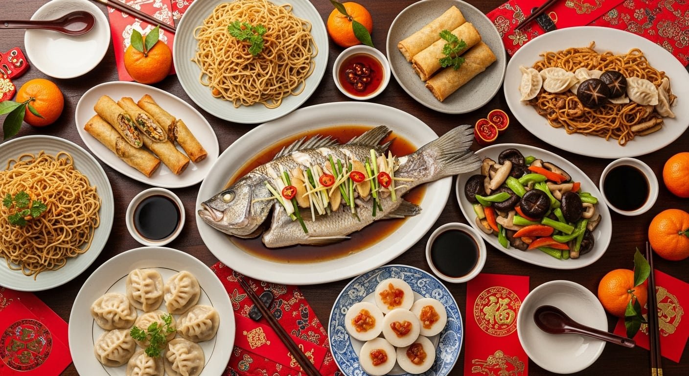 En la víspera, las familias se reúnen para compartir un banquete con platos típicos. (Imagen Ilustrativa Infobae)