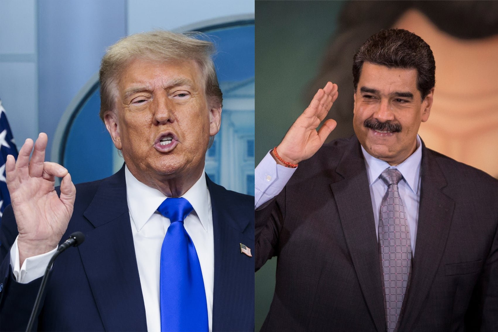 Trump aumenta la presión sobre el dictador Maduro (EFE/ Shawn Thew / Rayner Peña R)
