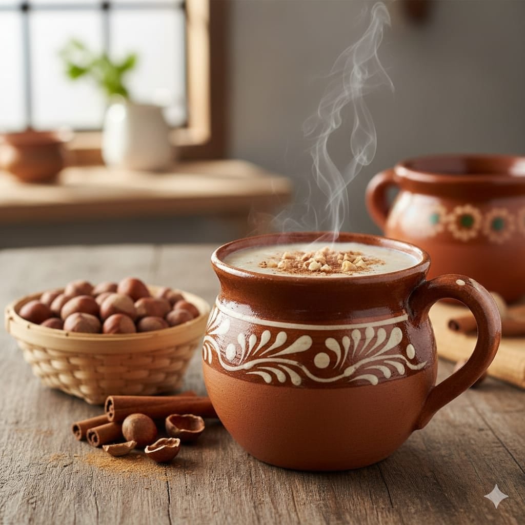 La receta, que combina ingredientes como leche, canela y azúcar, ofrece la posibilidad de ajustar el dulzor y la consistencia. Foto: (Gemini IA)