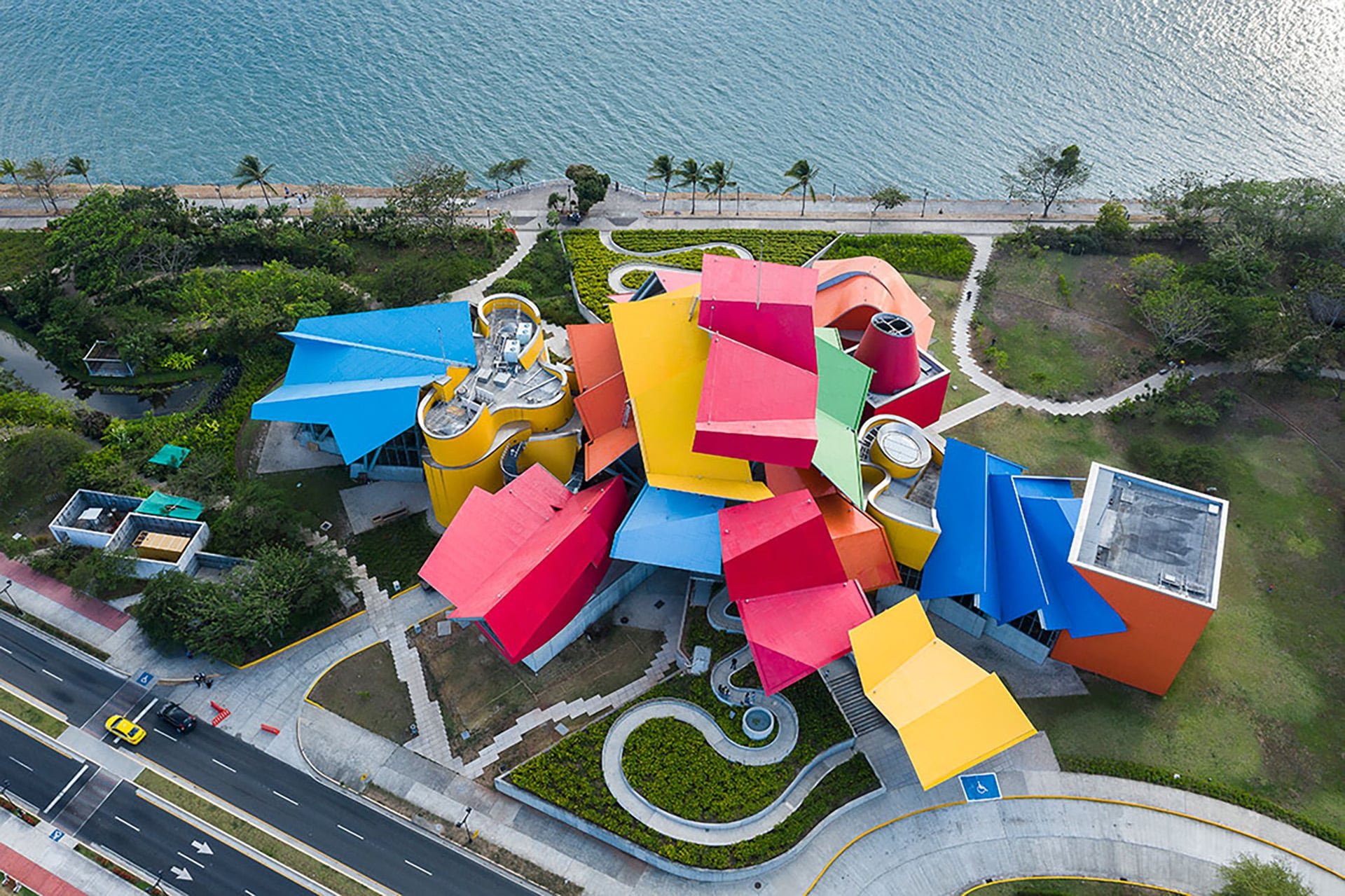 Biomuseo de Panamá, la única de obra de Frank Gehry en América latina