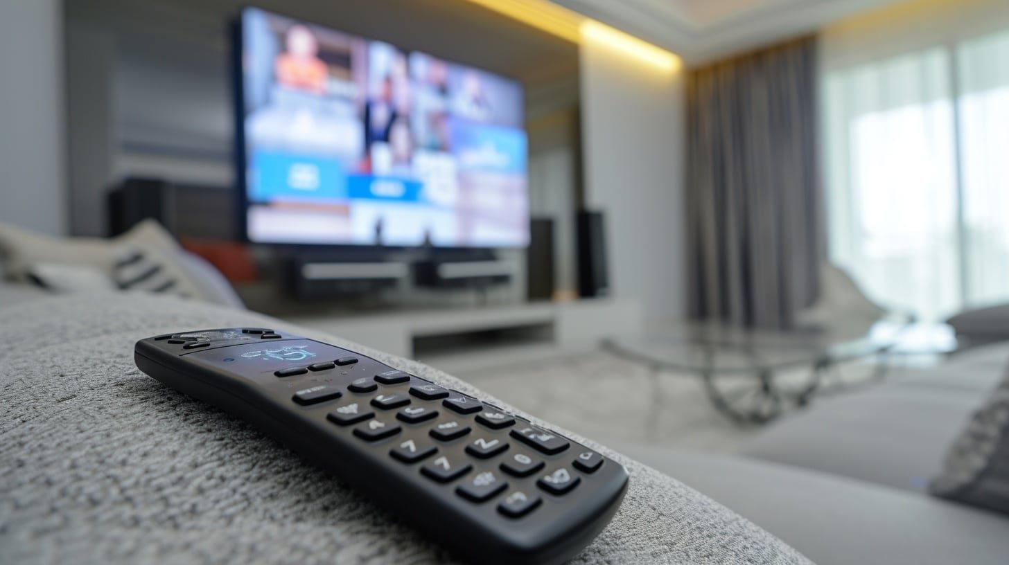 El celular puede funcionar como control remoto multifunción al proyectar contenido de ciertos programas. (Imagen Ilustrativa Infobae)