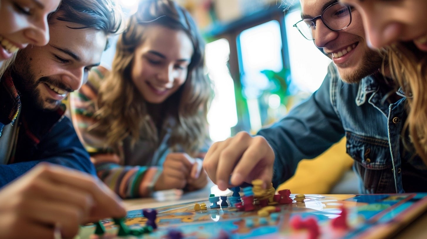 La noche de juegos familiares fomenta la participación, la colaboración y el sentido de comunidad entre generaciones.