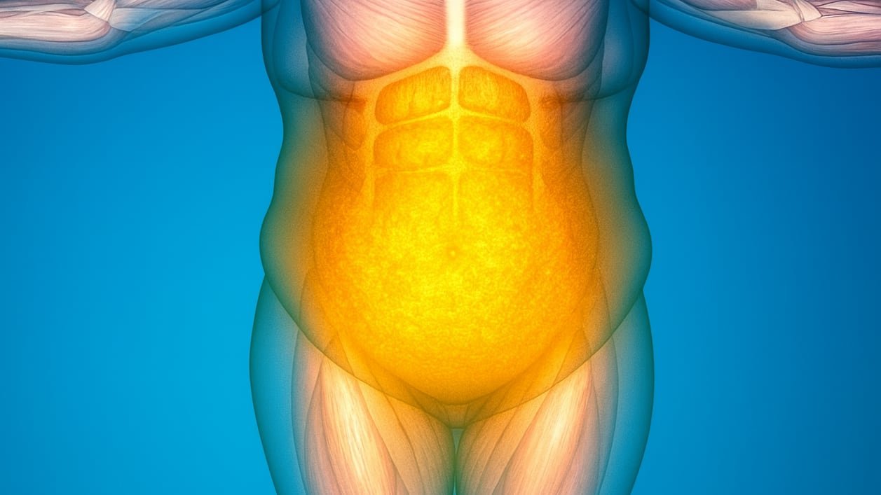 El exceso de grasa corporal favorece un entorno de inflamación crónica de bajo grado, clave en la enfermedad cardiovascular (Imagen ilustrativa)