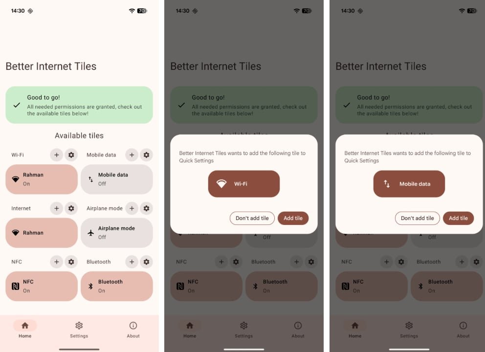 Google prepara el regreso de los accesos directos para Wi-Fi y datos móviles en el panel de Ajustes Rápidos. 
(androidauthority.com)
