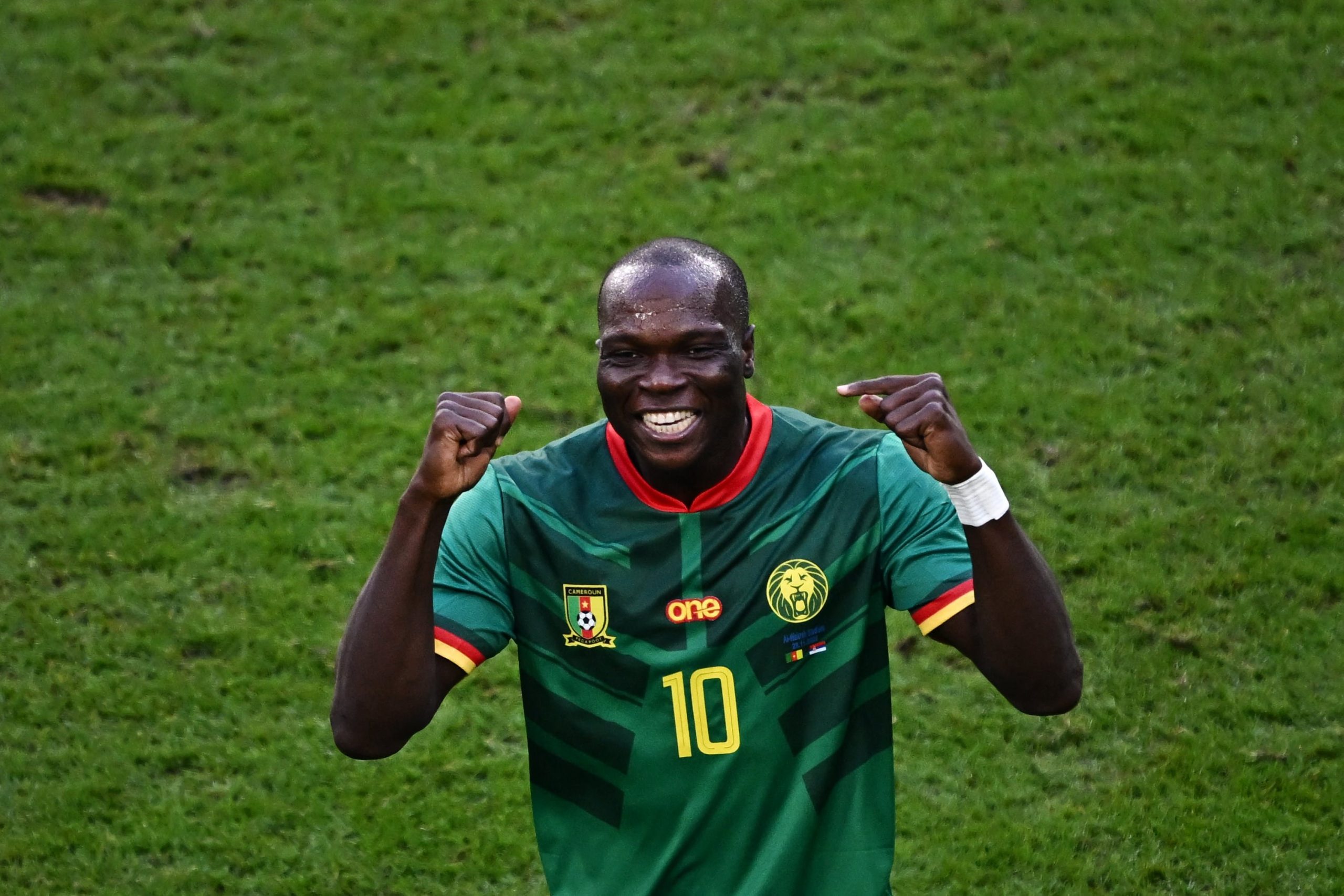 Vincent Aboubakar está a solo 12 goles de superar la marca de Eto'o (Photo by Anne-Christine POUJOULAT / AFP)