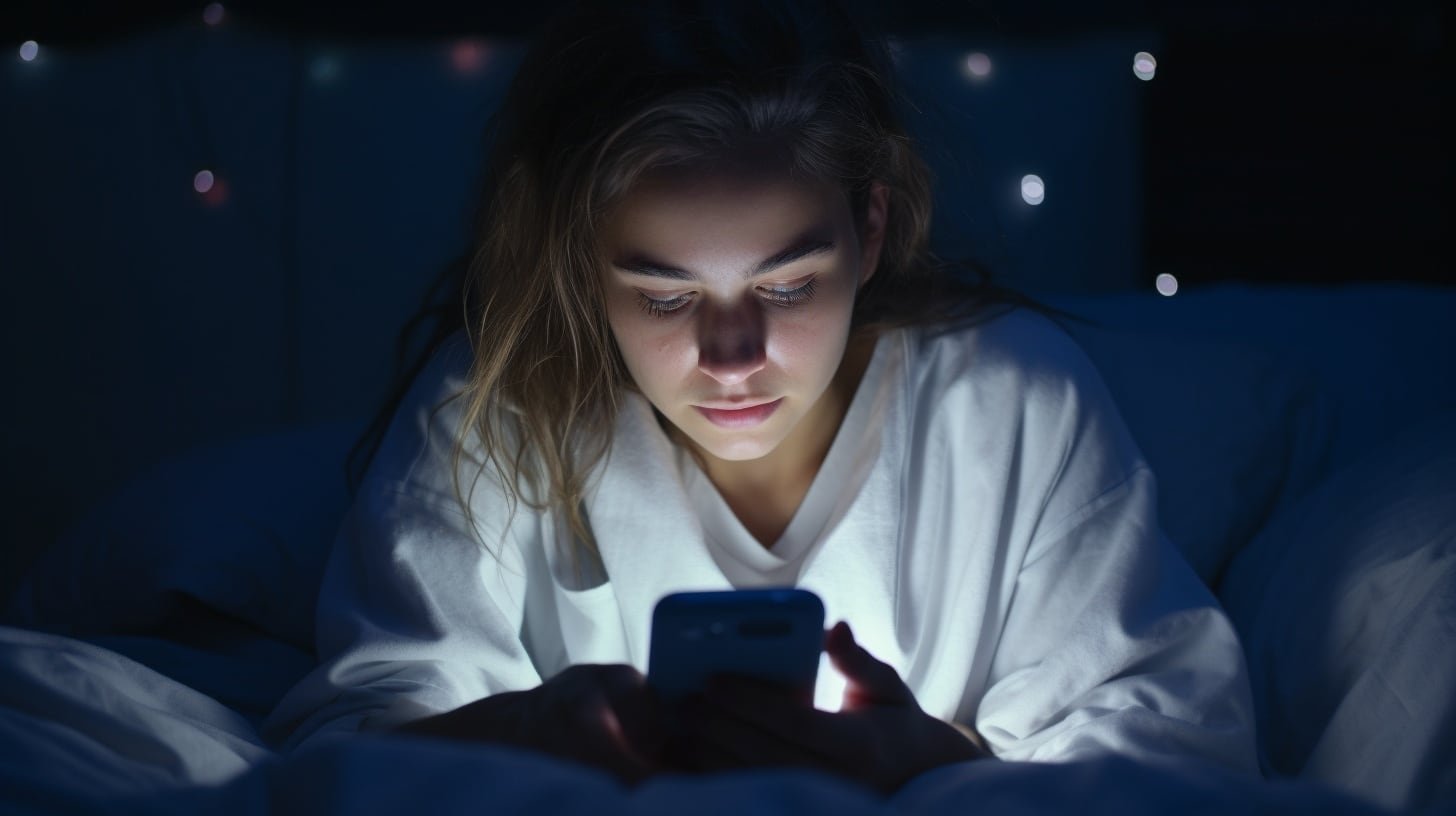 Dormir con dispositivos electrónicos activos altera el reloj biológico y eleva el estrés cerebral (Imagen Ilustrativa)