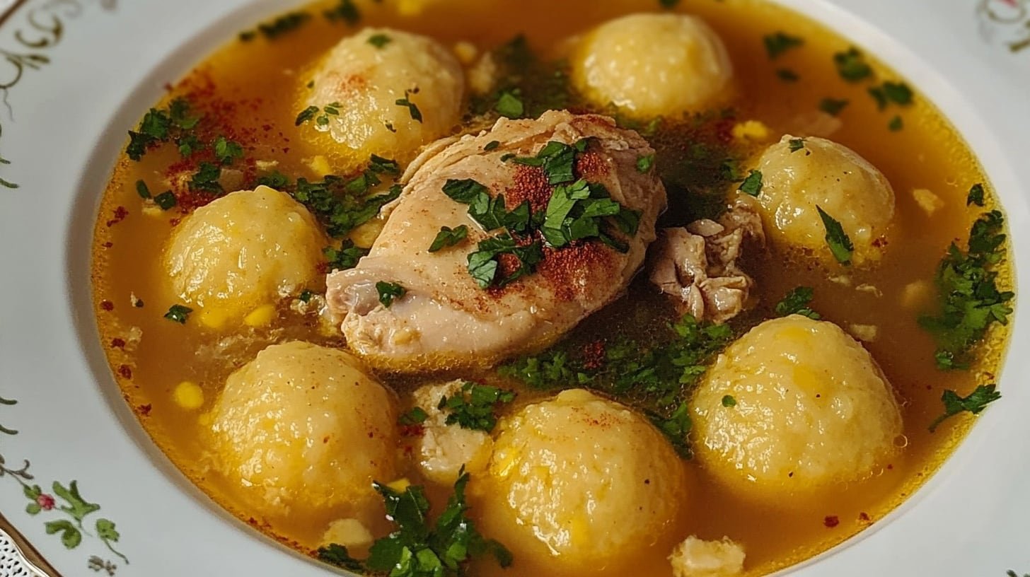 El vori-vori es una sopa tradicional de Paraguay, se distingue por bolitas de harina de maíz y queso que se cocinan en caldo con verduras y pollo (Imagen Ilustrativa Infobae)