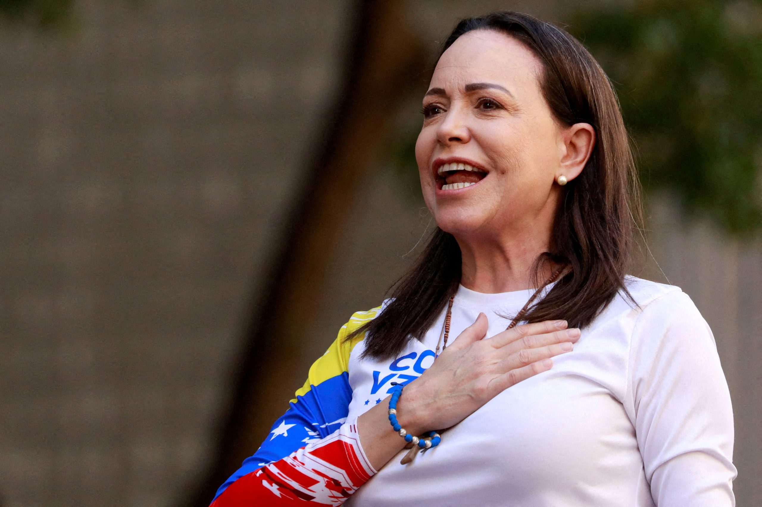 El liderazgo de María Corina Machado unificó a la oposición en torno a la candidatura presidencial que desafió al régimen de Nicolás Maduro (Reuters)