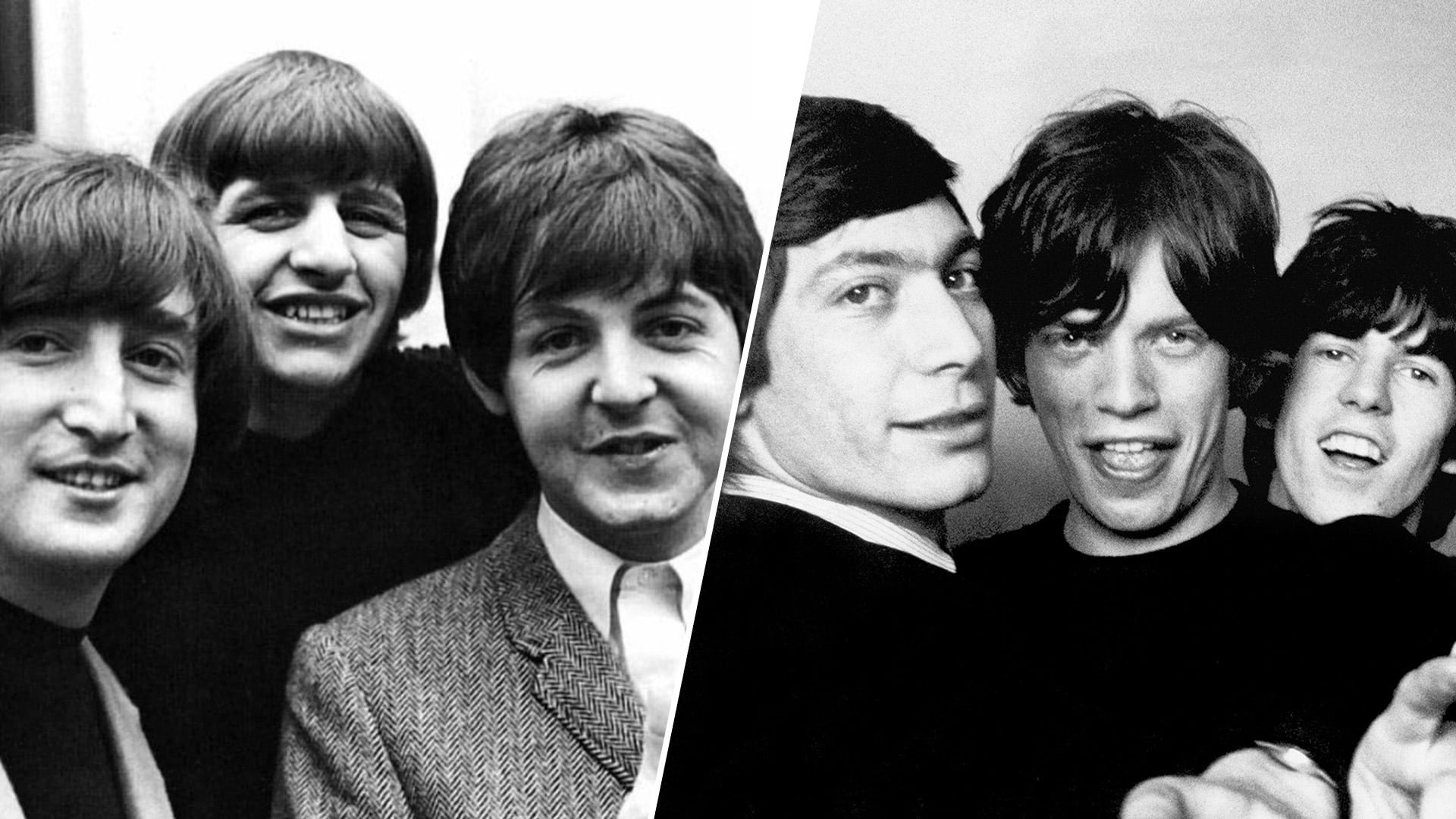 Los Beatles y los Rolling Stones sentaron las bases de la evolución del pop británico con su colaboración y rivalidad creativa (Composición fotográfica)