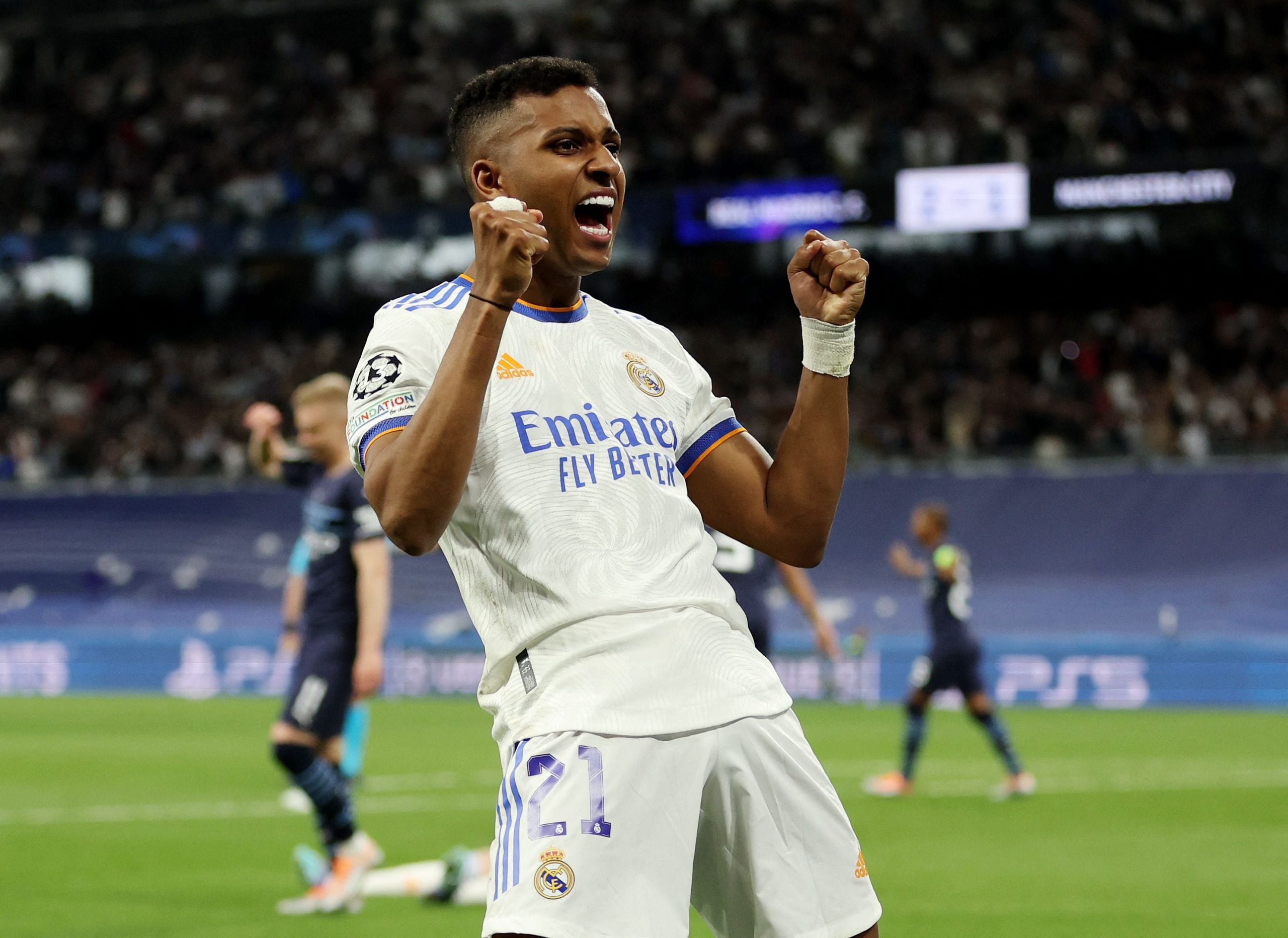 El jugador del Real Madrid Rodrygo (Reuters/Carl Recine)