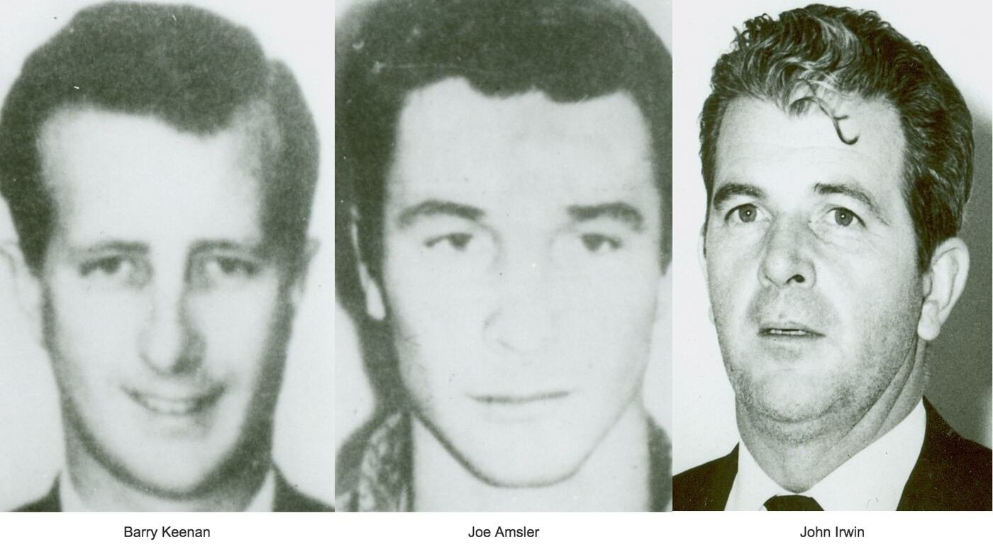 Barry Keenan, Joe Amsler y John Irwin planearon el secuestro de Sinatra Jr. con un móvil económico y una ejecución temeraria (FBI)