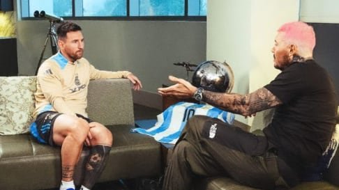 Años atrás, luego de los títulos obtenidos por Lionel Messi con la Selección Argentina, Tinelli entrevistó al 10 en Miami