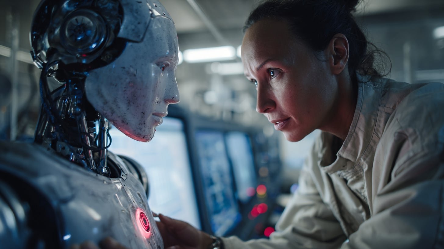 Ilustración sobre el uso de inteligencia artificial