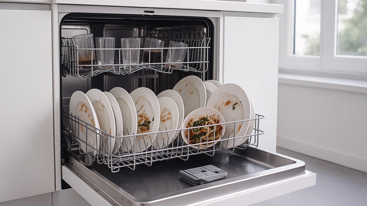 Qué hacer si el lavavajillas huele mal.