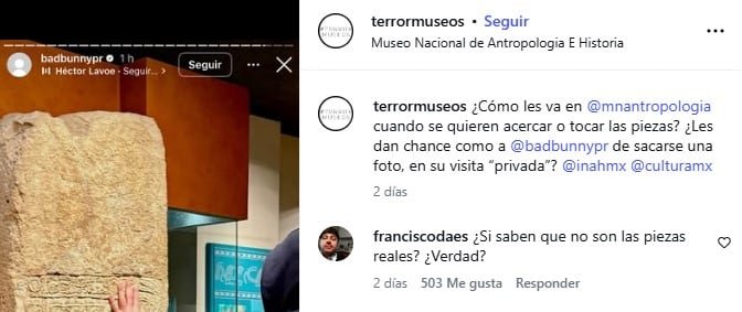 la cuenta denunció los hechos (Instagram)