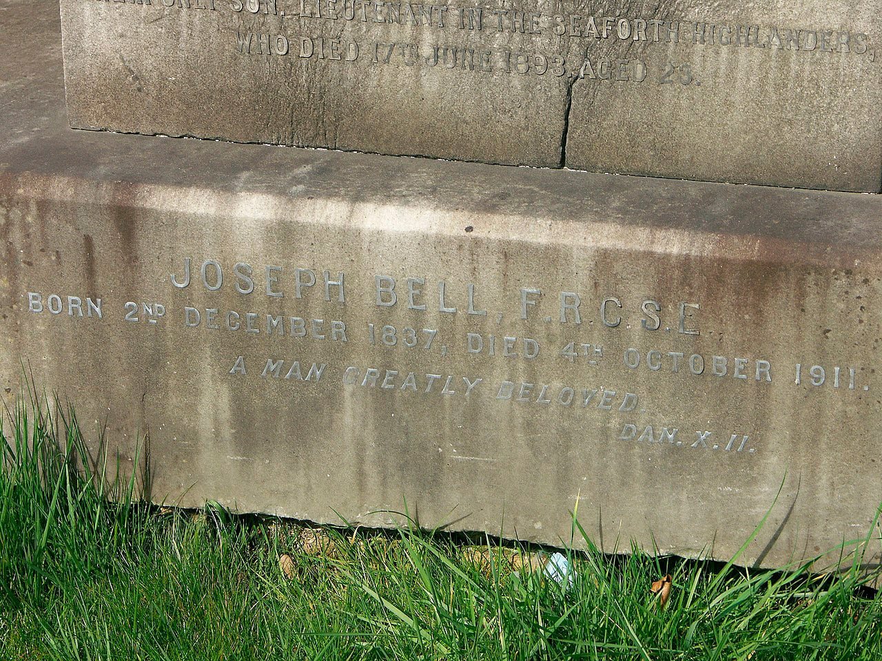 La carrera de Joseph Bell en la Royal Infirmary y el Royal Hospital for Sick Children de Edimburgo marcó un hito en la cirugía y la anatomía (Dominio Público)