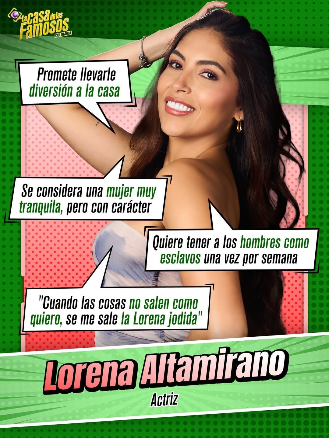 Lorena Altamirano ingresará a 'La casa de los famosos Colombia' en su tercera temporada - crédito @canalrcn/IG