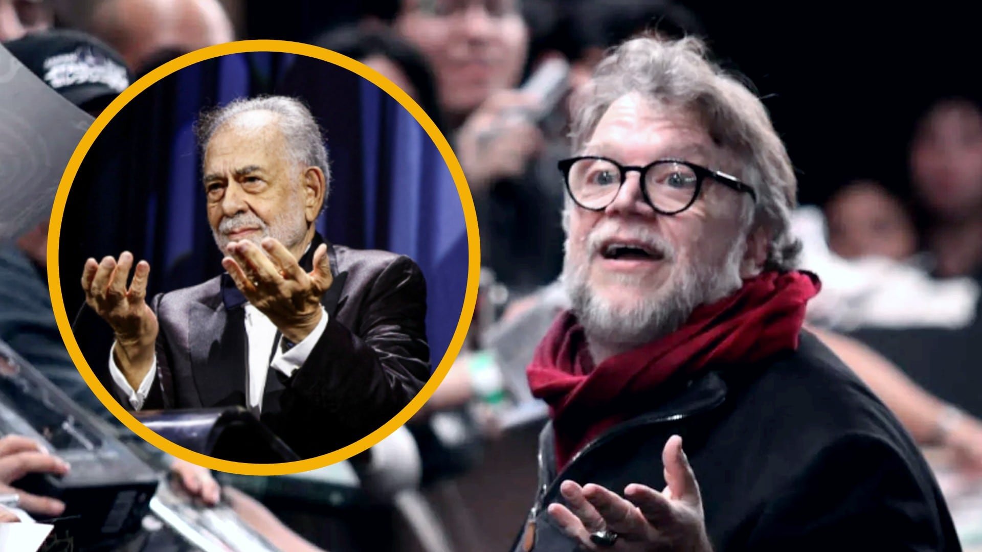 Francis Ford Coppola, director de El Padrino, elogia a Guillermo del Toro. (Reuters / Cuartoscuro)