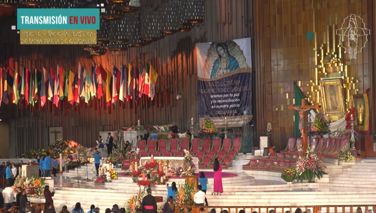 Siguen los cantos a la Virgen de Guadalupe previo a Las Mañanitas (YouTube/ Basílica de Guadalupe A.R)