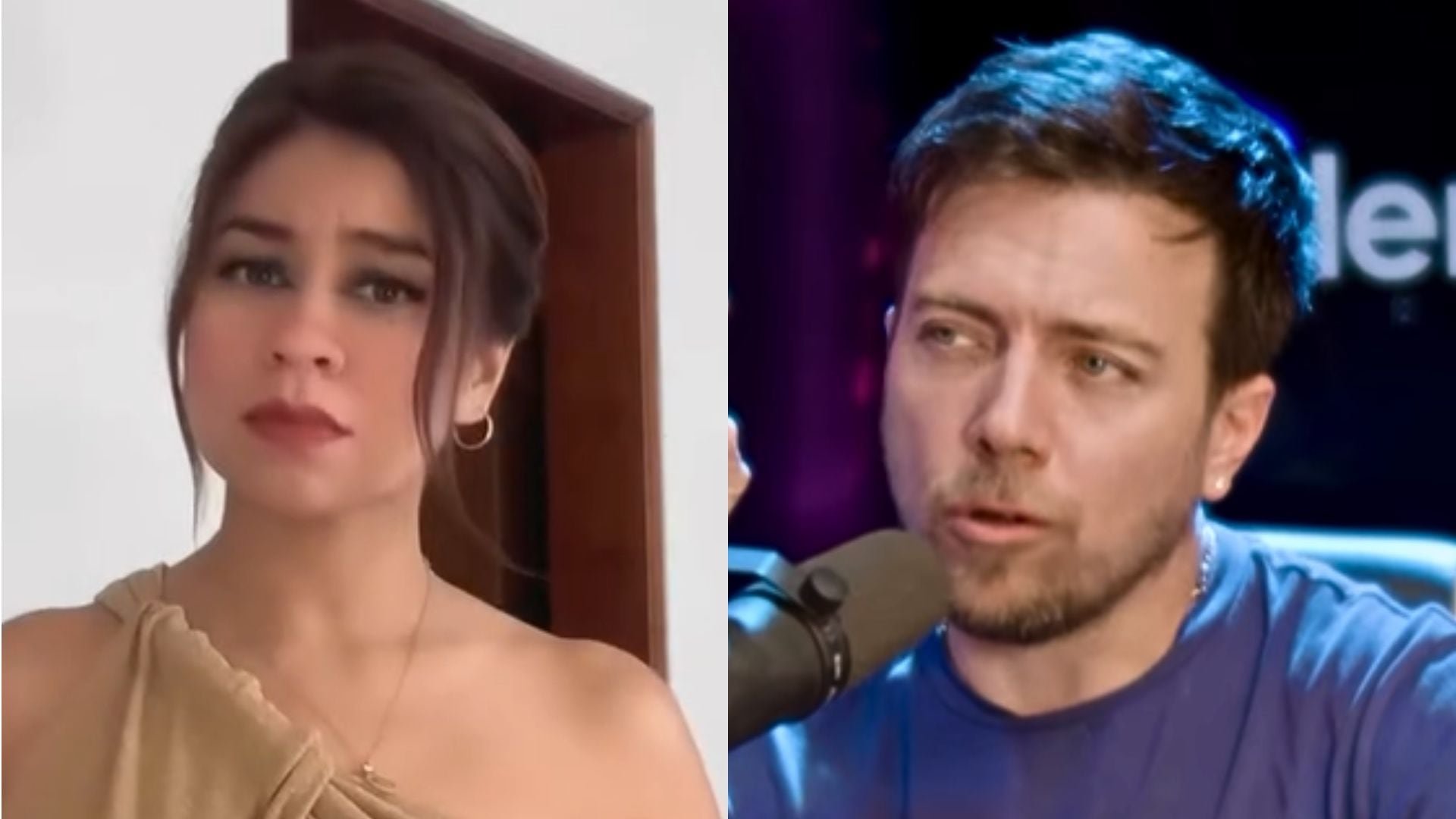 La reacción de Priscila Mateo.