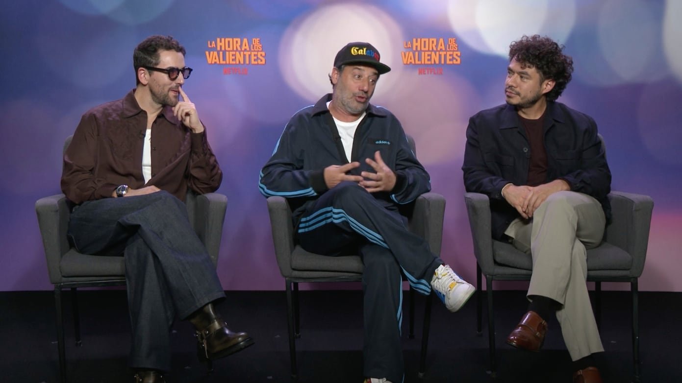 Entrevista con Luis Gerardo Méndez, Ariel Winograd y Memo Villegas en La hora de los valientes. (Infobae México)