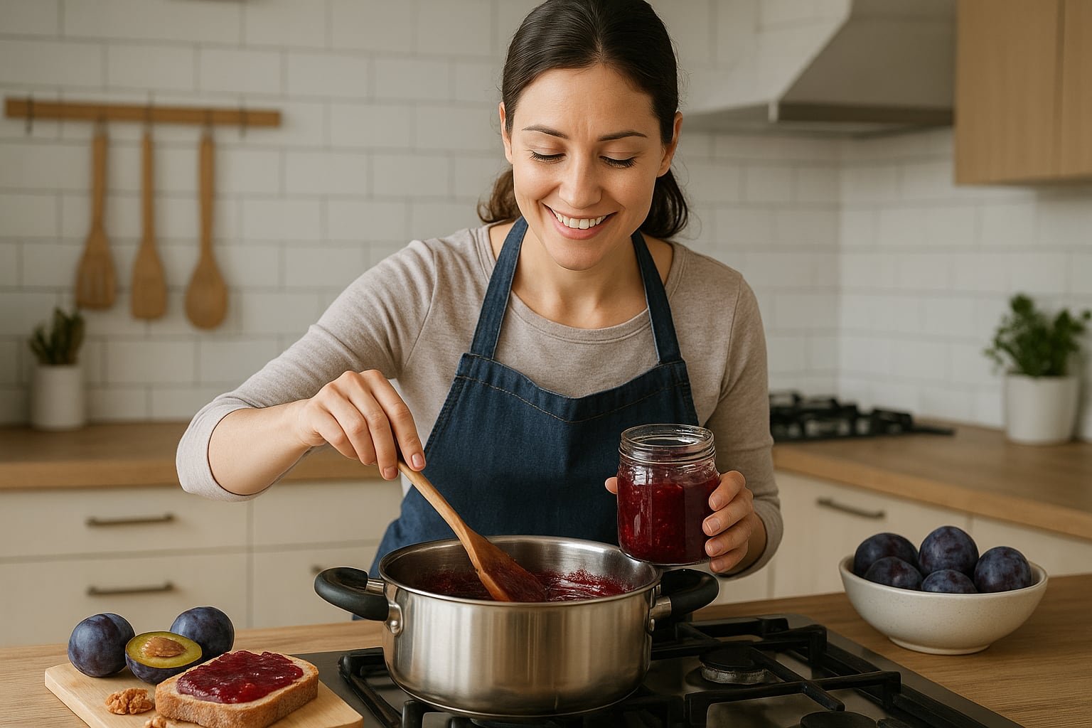 Dumpling de levadura relleno de mermelada de ciruela y coronado con semillas de amapola, deleite humeante de los puestos invernales austriacos (Imagen Ilustrativa Infobae)