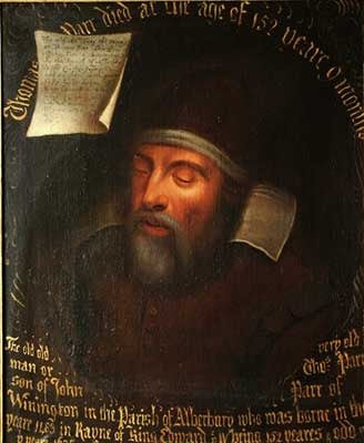 El mito de la longevidad de Thomas Parr fue utilizado para promocionar las famosas 'Parr’s Life Pills' en el Reino Unido (Wikimedia)