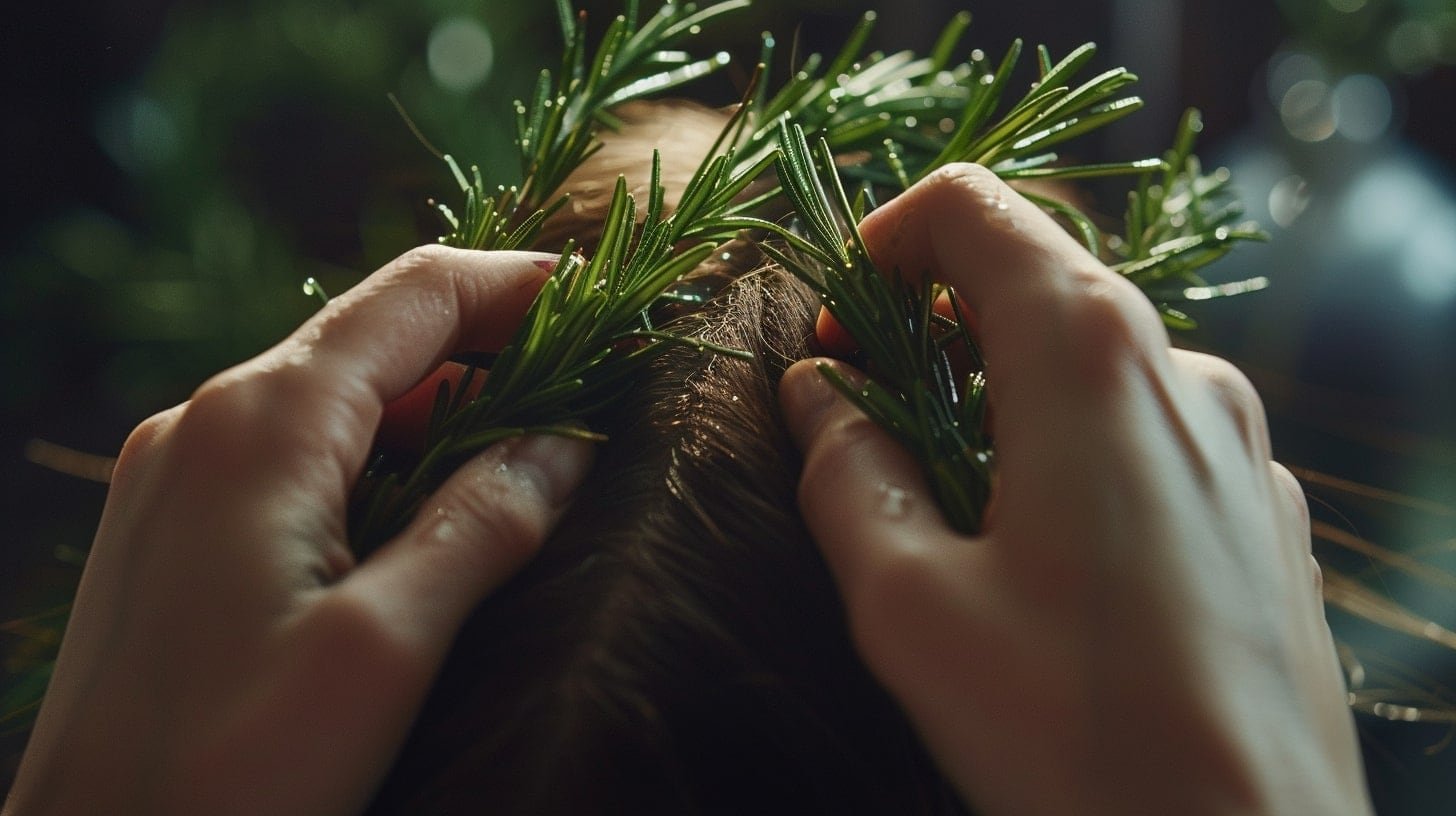 La mezcla de vinagre de manzana y romero brinda beneficios a la salud capilar.