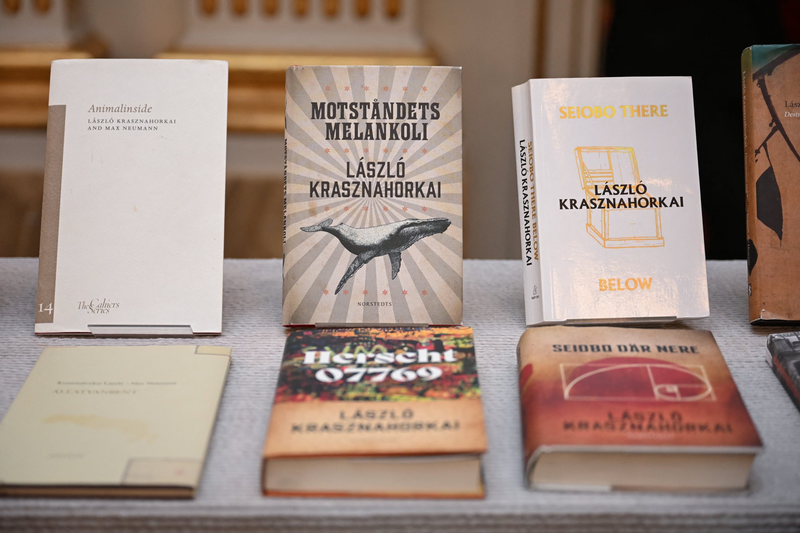 Los libros de Lászlo Krasznahorkai, Premio Nobel de Literatura.