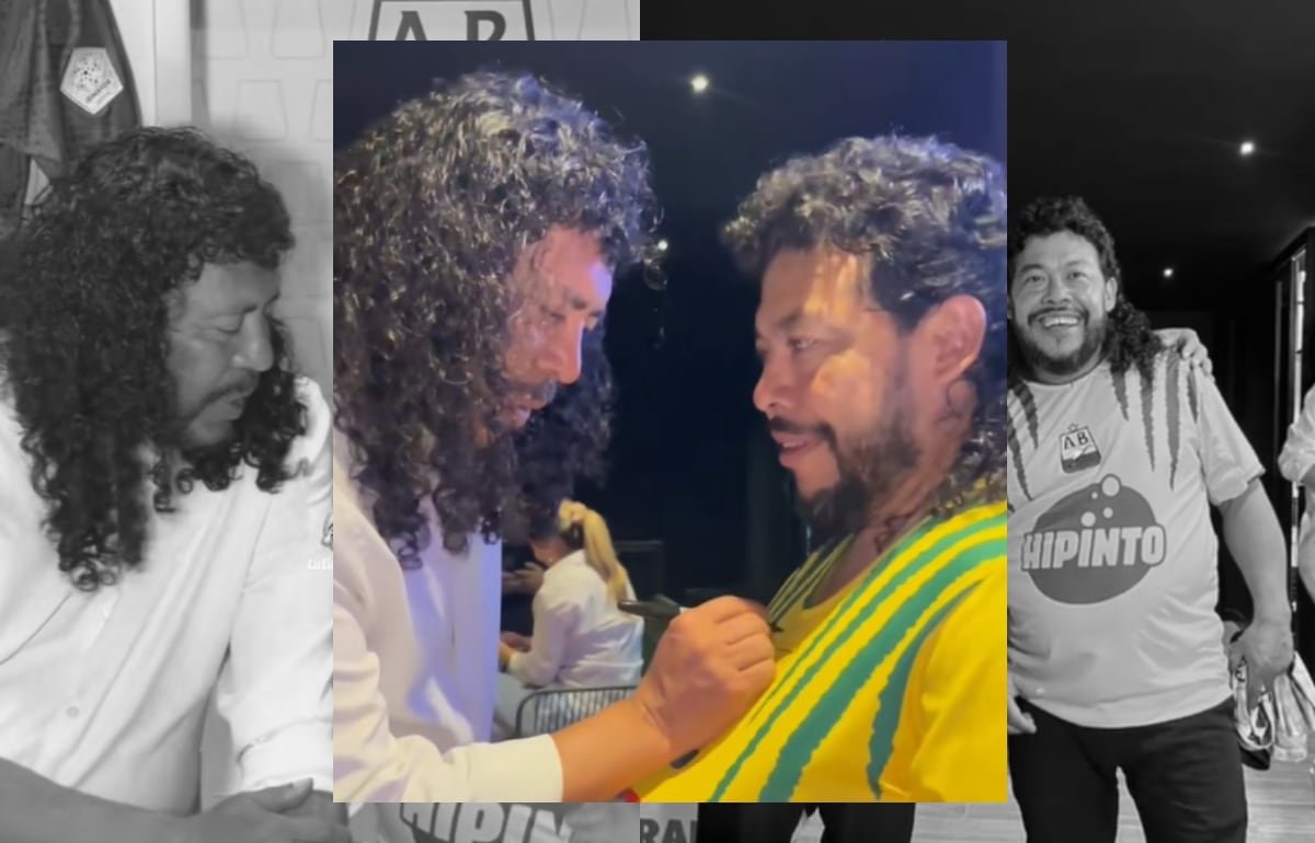 Solo se han conocido fragmentos de video del momento en el que Higuita conoció a Durán - crédito Redes sociales