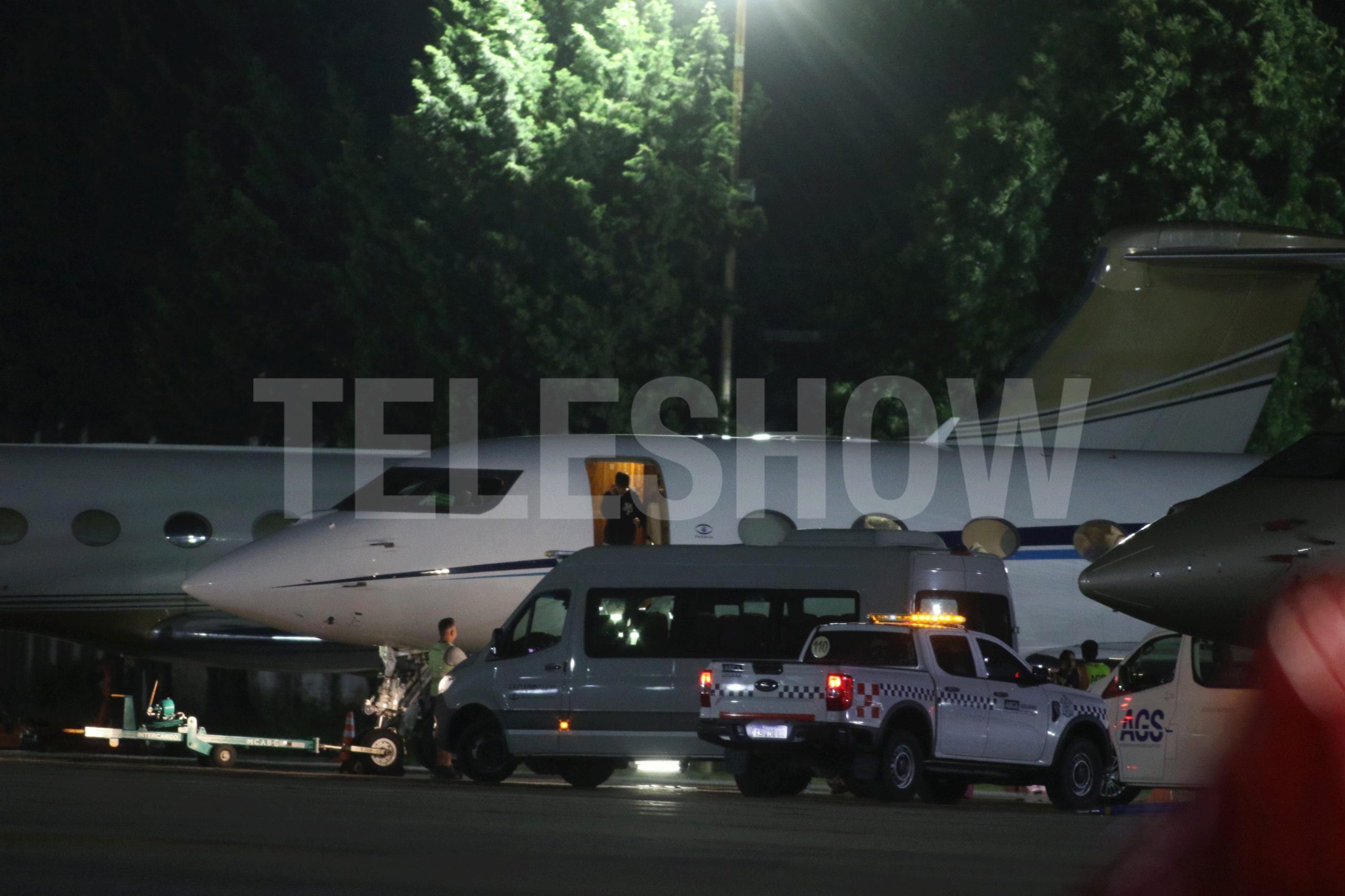 El impactante operativo a la llegada deShakira a la Argentina (RS Fotos)