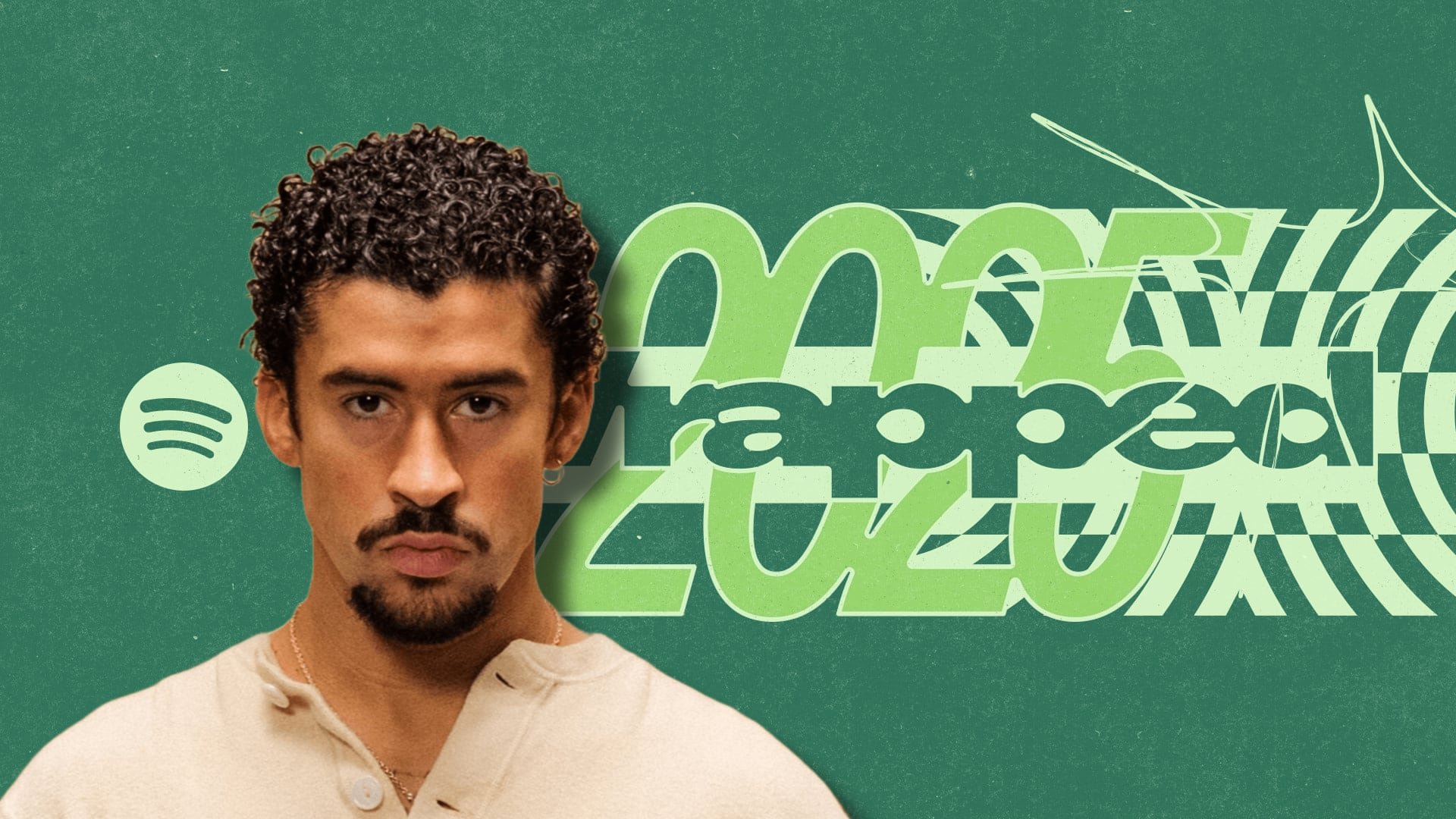 Bad Bunny volvió a ocupar el primer lugar como el artista más escuchado a nivel global en Spotify Wrapped 2025. 
 (Crédito @Spotify/ X - @badbunny / Instagram) 