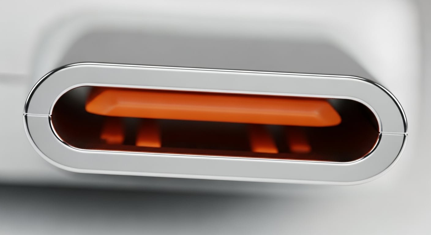 Utilizar el puerto naranja con el portátil desenchufado puede consumir la batería interna más rápido. (Imagen Ilustrativa Infobae)