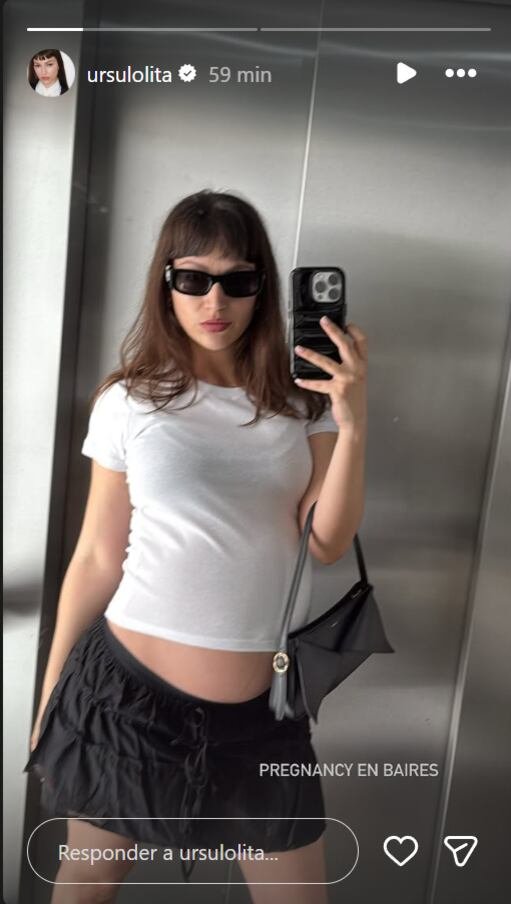 En noviembre, Úrsula mostró cómo disfrutaba de Buenos Aires mientras avanzaba su embarazo 