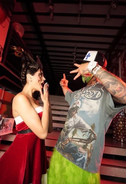 El reto navideño de Paola Ruiz: así transformó a Westcol en el Grinch en tiempo récord - crédito @paoruizb_/IG