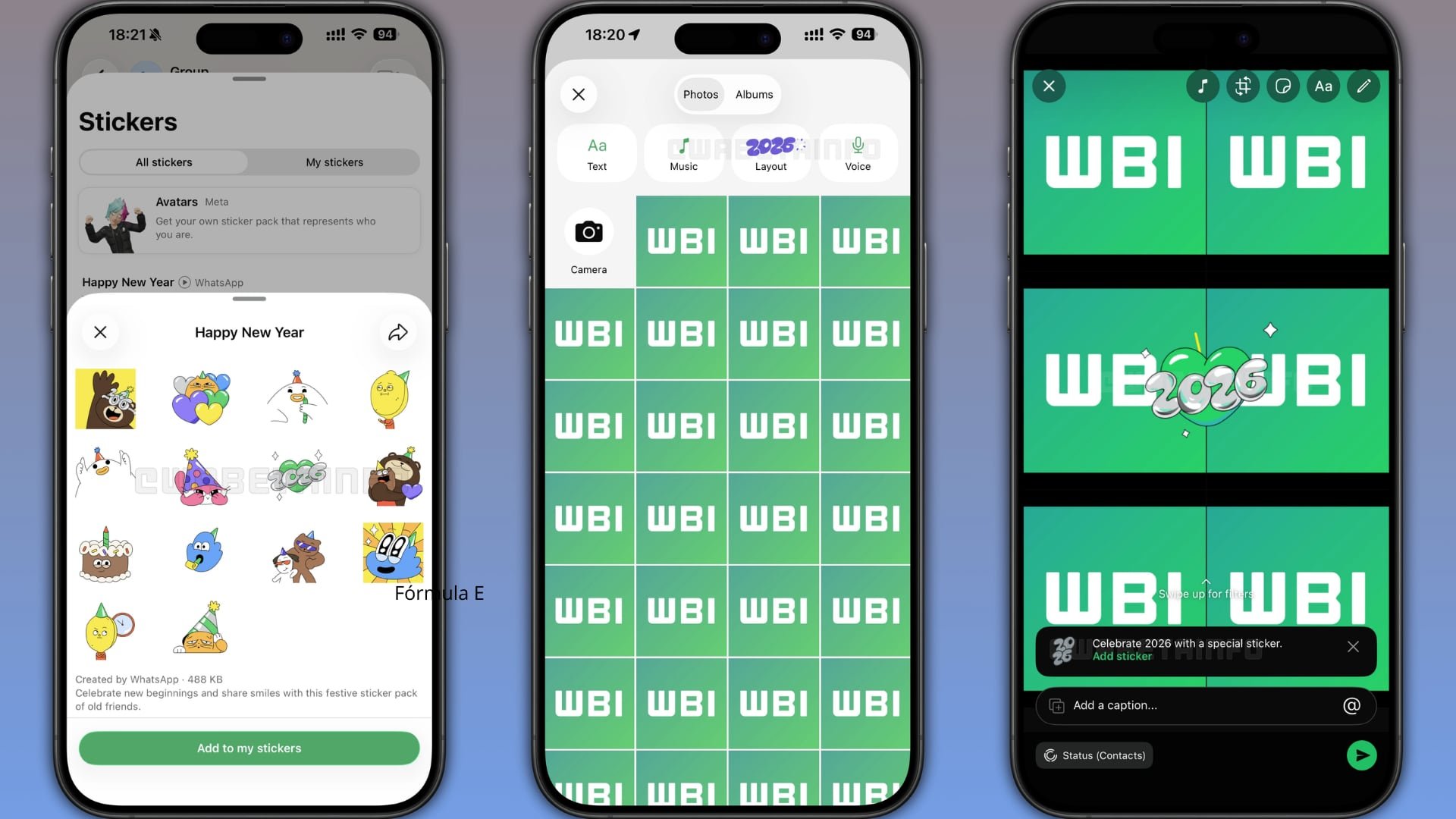 La pegatina no pierde nitidez ni genera distorsión. 
(wabetainfo.com)