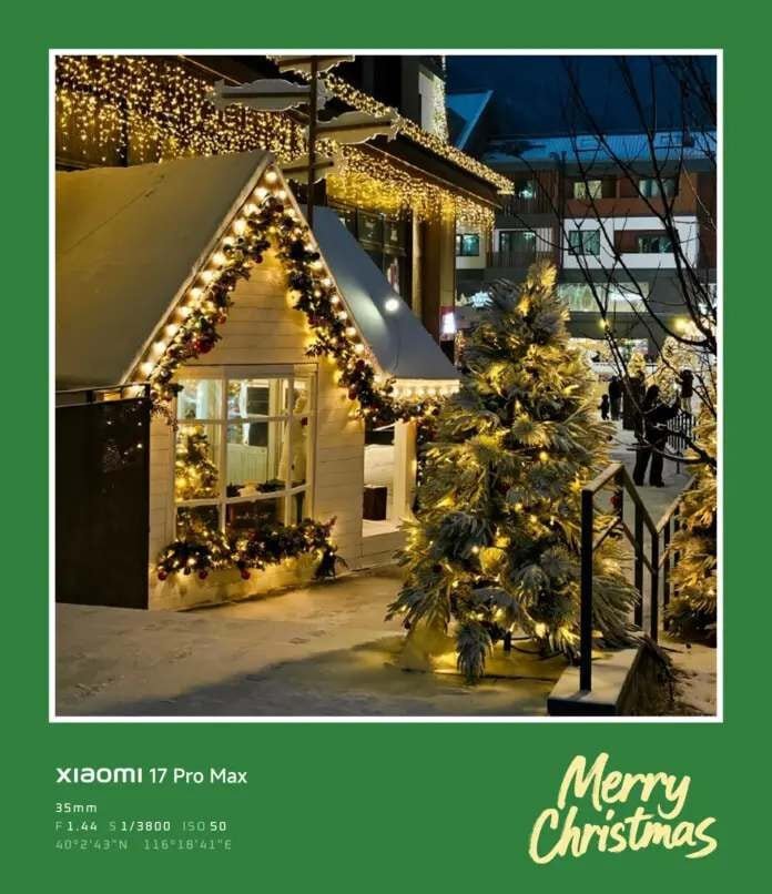 Los usuarios pueden elegir entre tres diseños de marcas de agua, nueve estilos y una amplia gama de colores e iconos navideños. (Xiaomi)