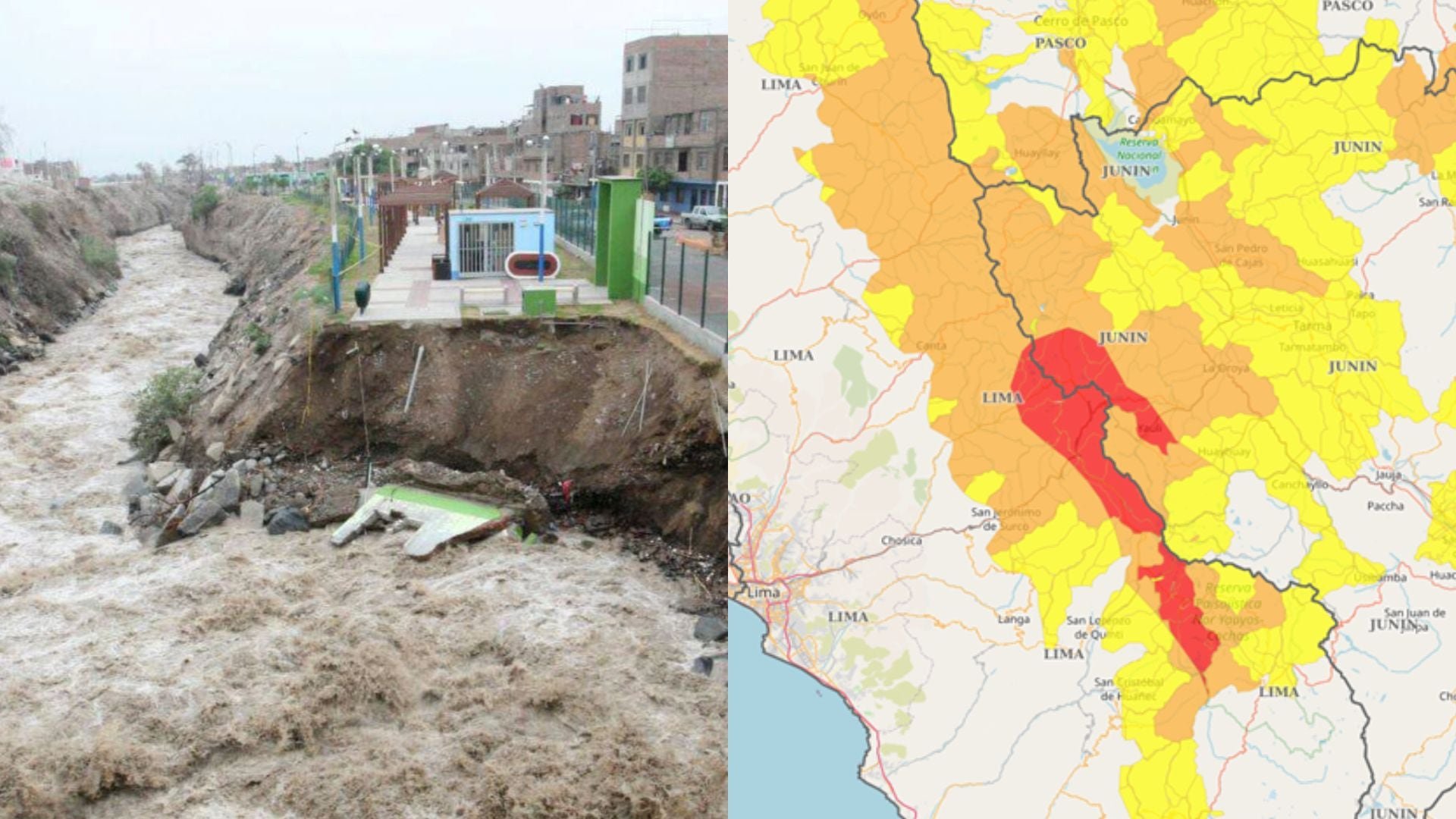 Senamhi anunció latente peligro de activación de quebradas ante lluvias en las provincias de Lima.