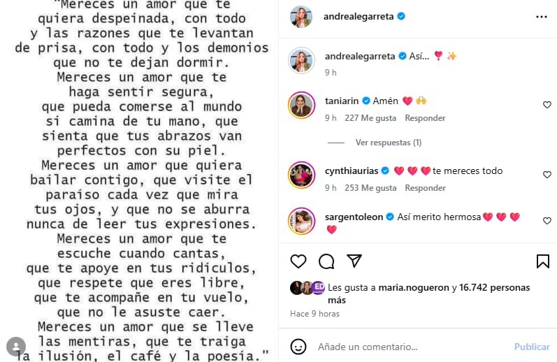 (IG: @andrealegarreta)