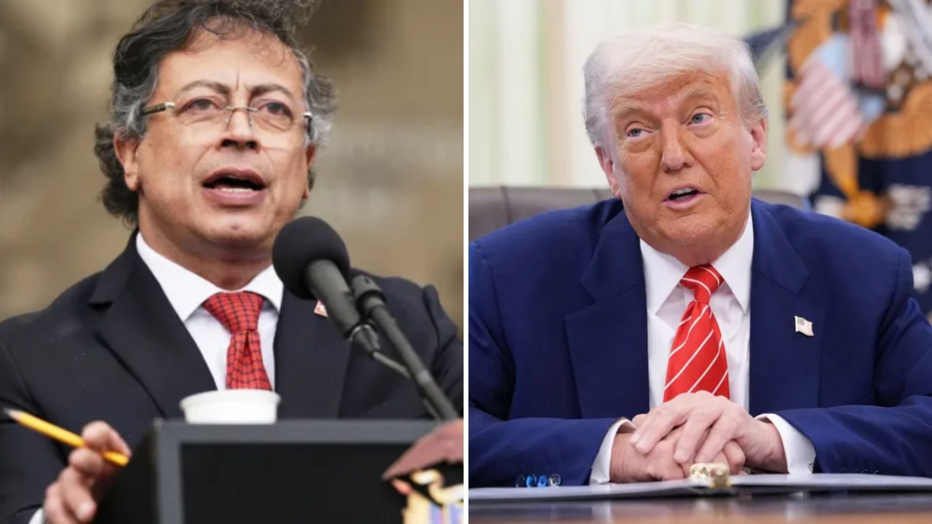 Gustavo Petro está en una encrucijada al estar amenazado por el Gobierno de Donald Trump- crédito Iván Valencia/AP/EFE