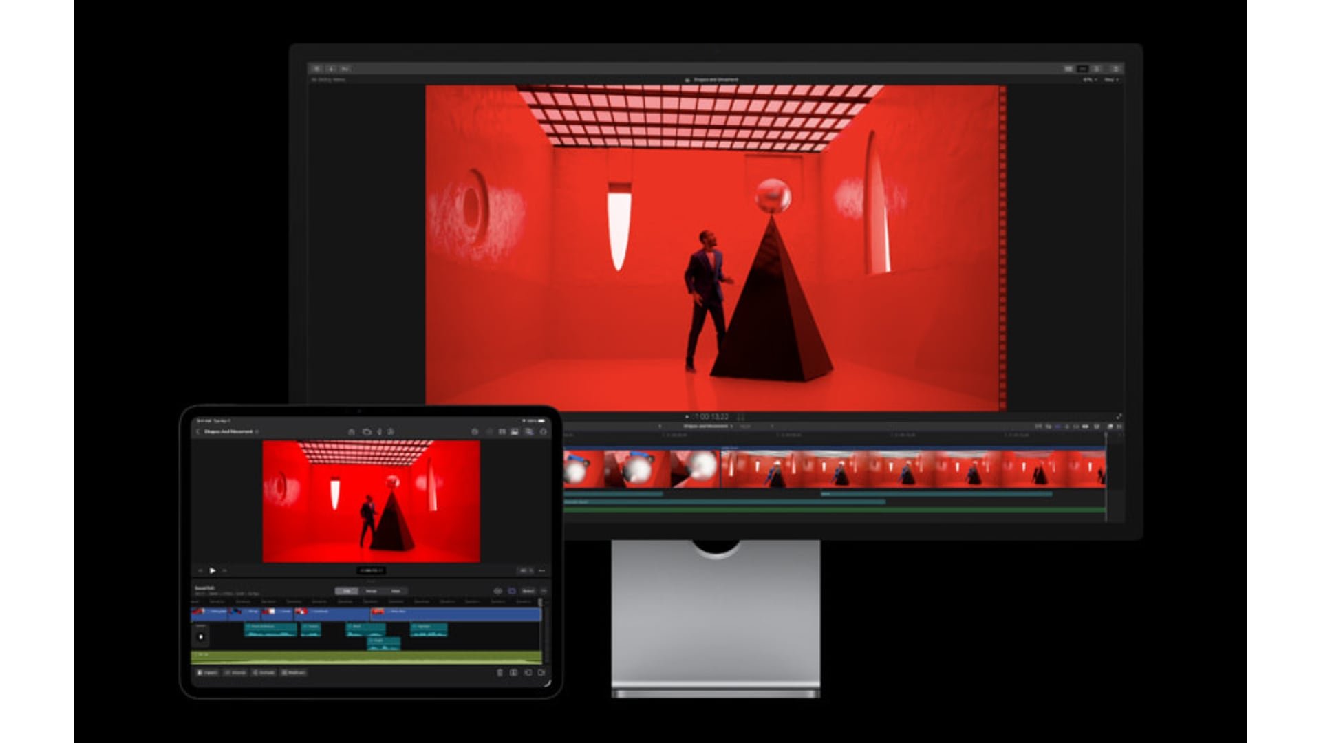Logic Pro y Final Cut Pro ofrecen integración para sincronizar cortes de video con el ritmo musical. (Apple)