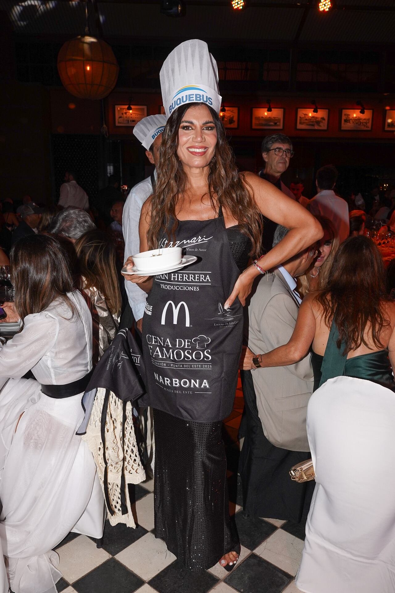 Florencia de la V fue una de las figuras argentinas presentes en la noche más glamorosa del verano esteño