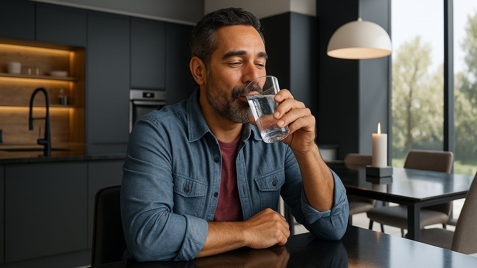 La recomendación general es beber el vaso de agua entre cinco y diez minutos antes de tomar el café (Imagen Ilustrativa Infobae)