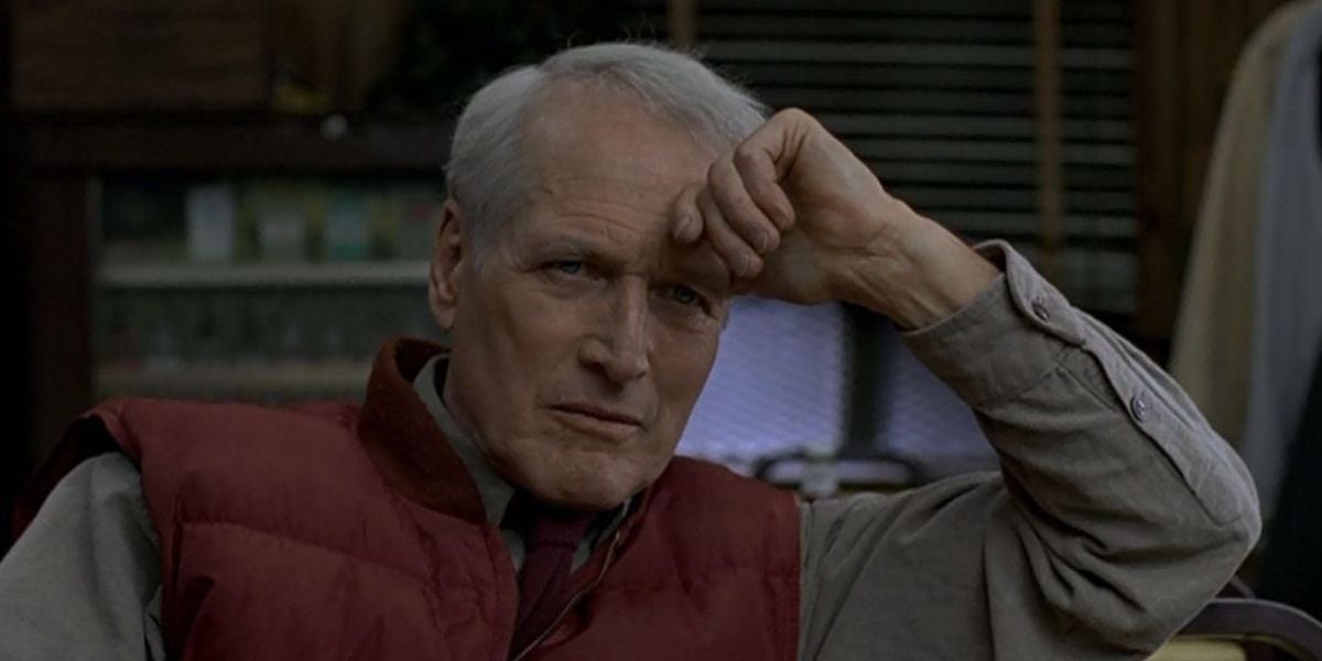 Paul Newman inspiró a Bruce Willis a priorizar el arte y la vocación por encima del dinero (foto: IMDb)