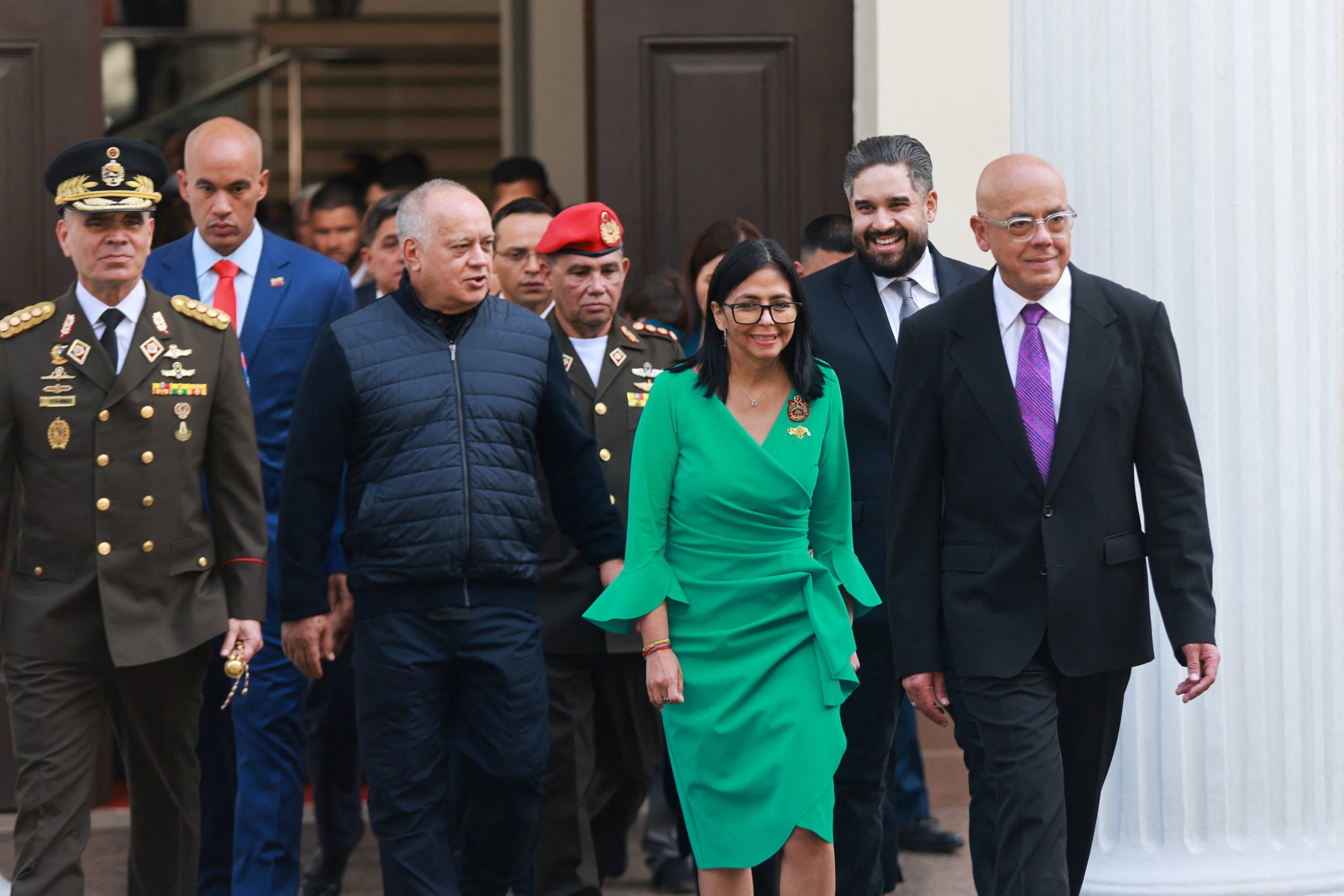 Delcy Rodríguez asumió como presidente interina del régimen de Nicolás Maduro, detenido en Estados Unidos junto a su esposa Cilia Flores - Marcelo García/Palacio de Miraflores | cortesía a Reuters